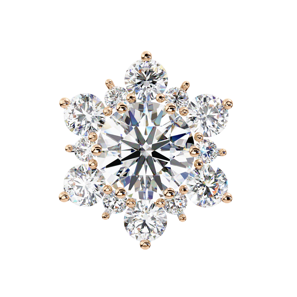 Ximena Solitaire Studs