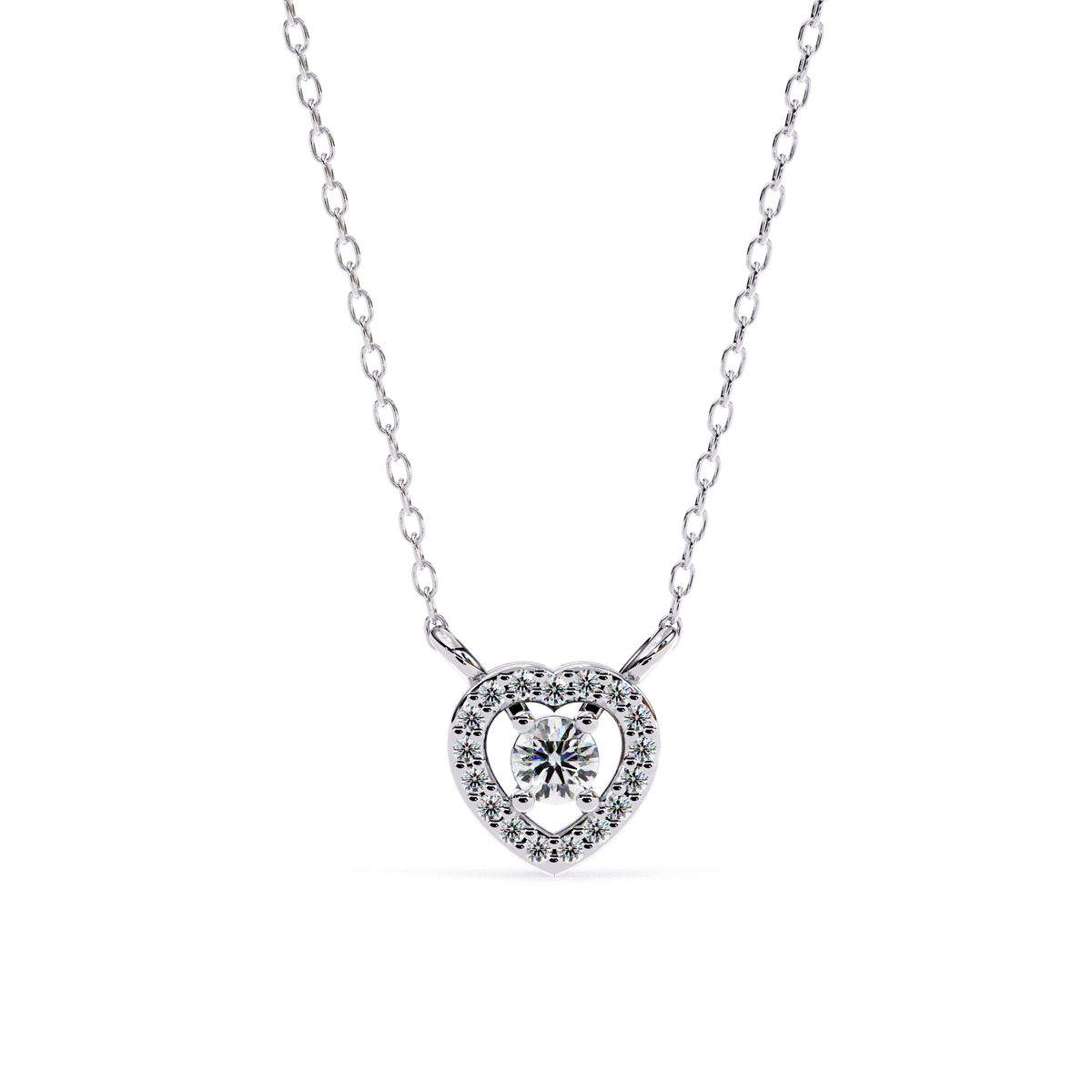 Winter Solitaire Pendant