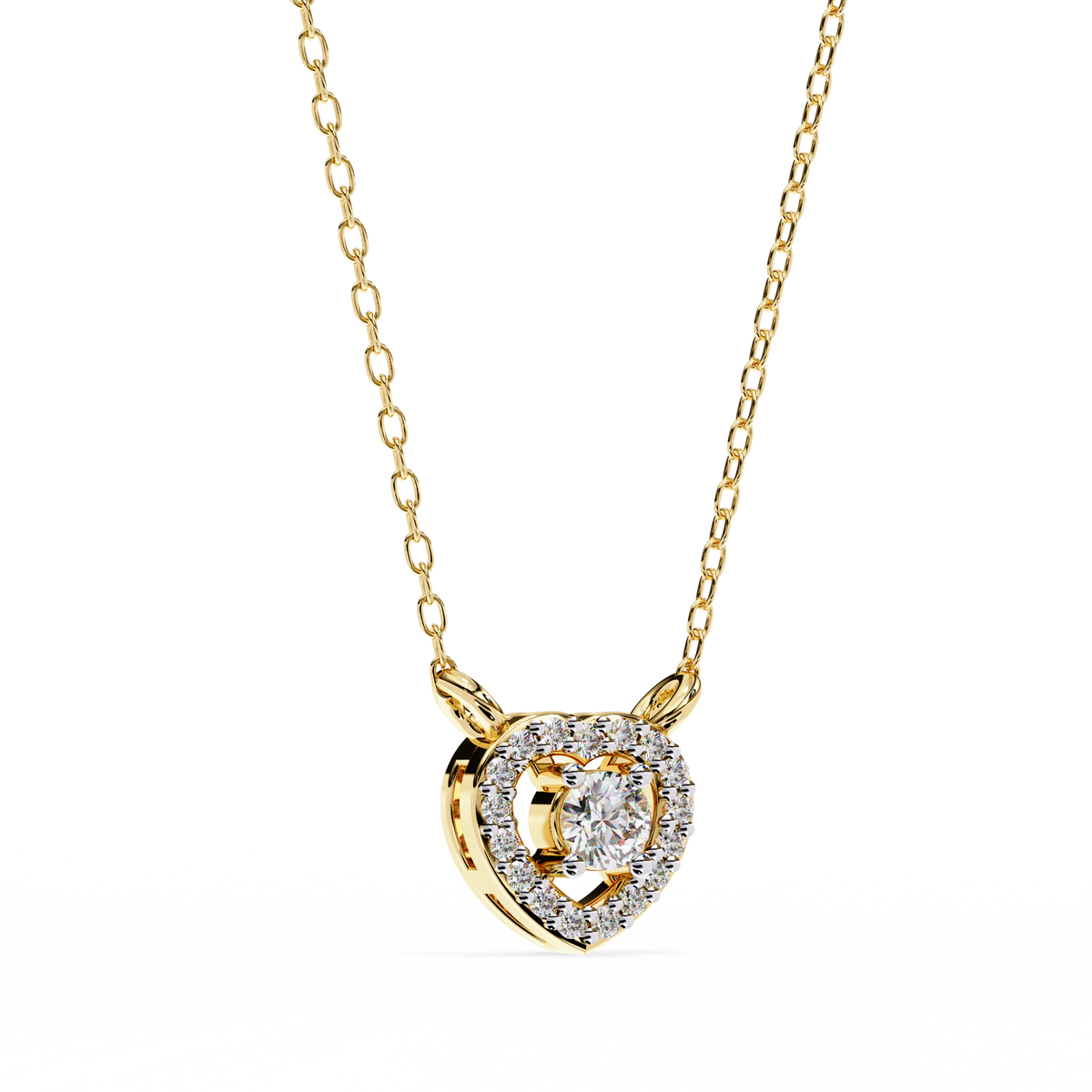Winter Solitaire Pendant