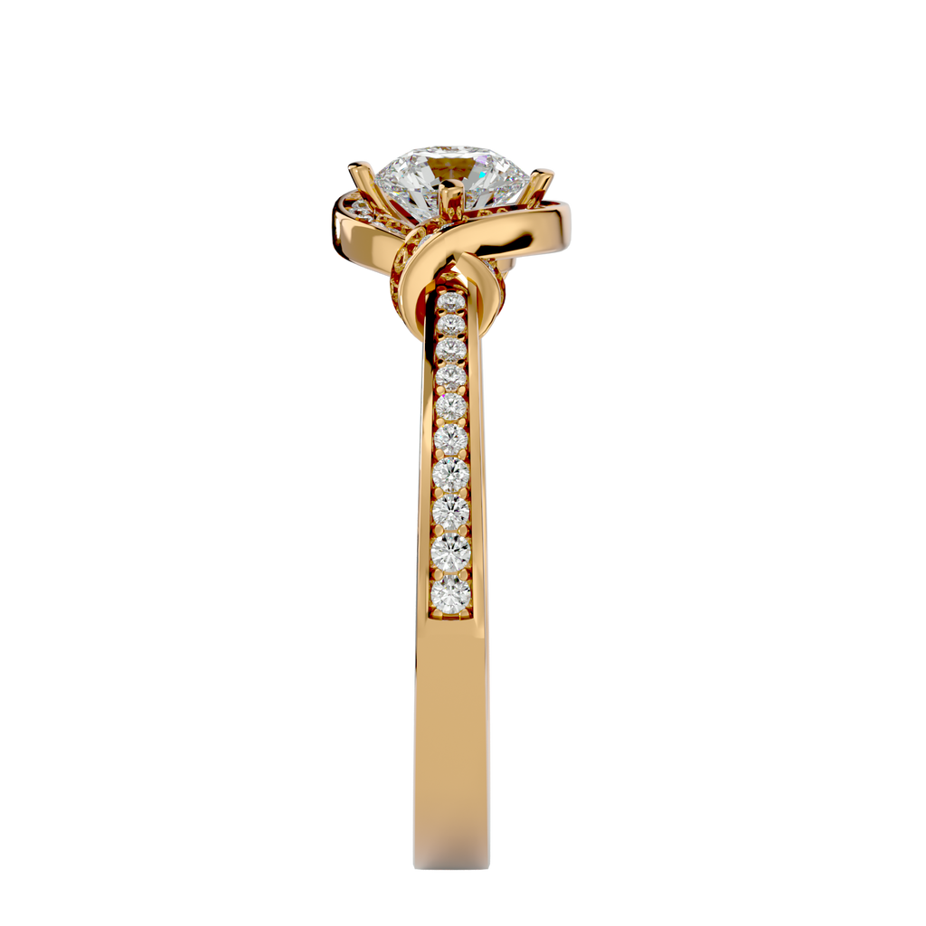Scarlett Solitaire Halo Ring