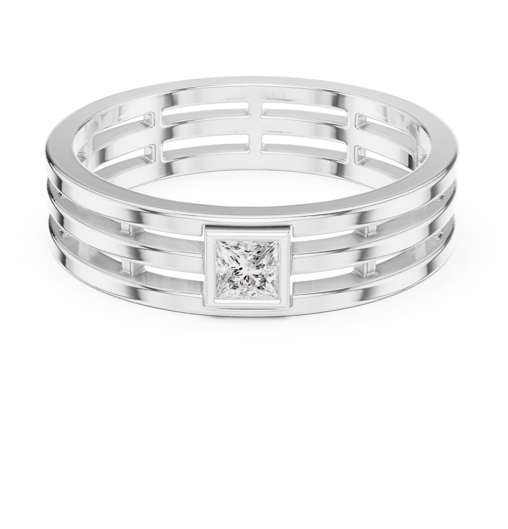 Rhea Princess Solitaire Ring