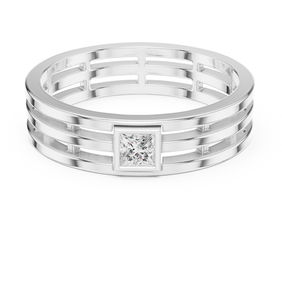 Rhea Princess Solitaire Ring
