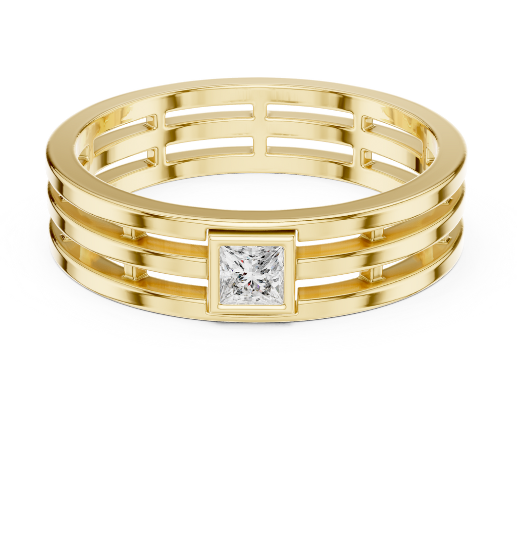 Rhea Princess Solitaire Ring