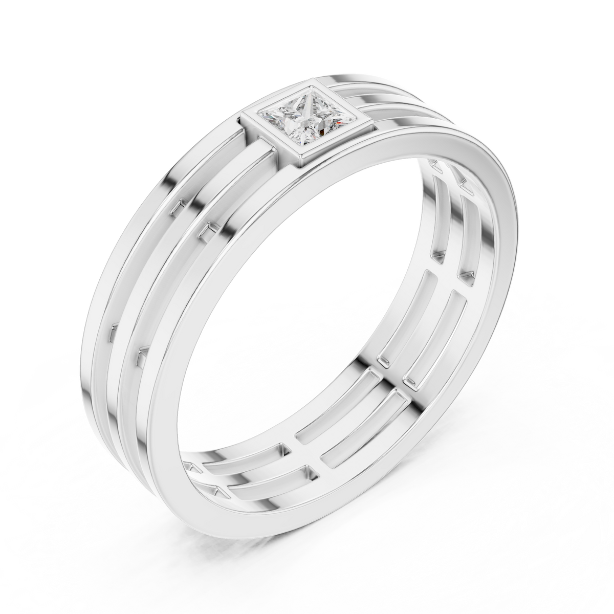 Rhea Princess Solitaire Ring