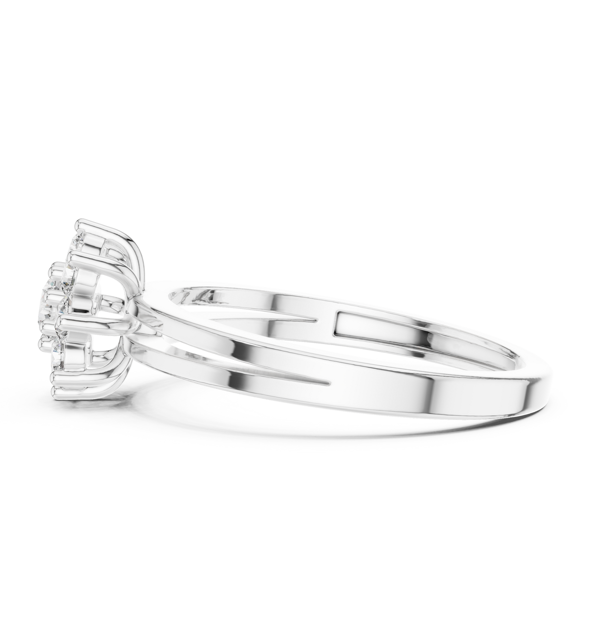 Deborah Round Solitaire Ring