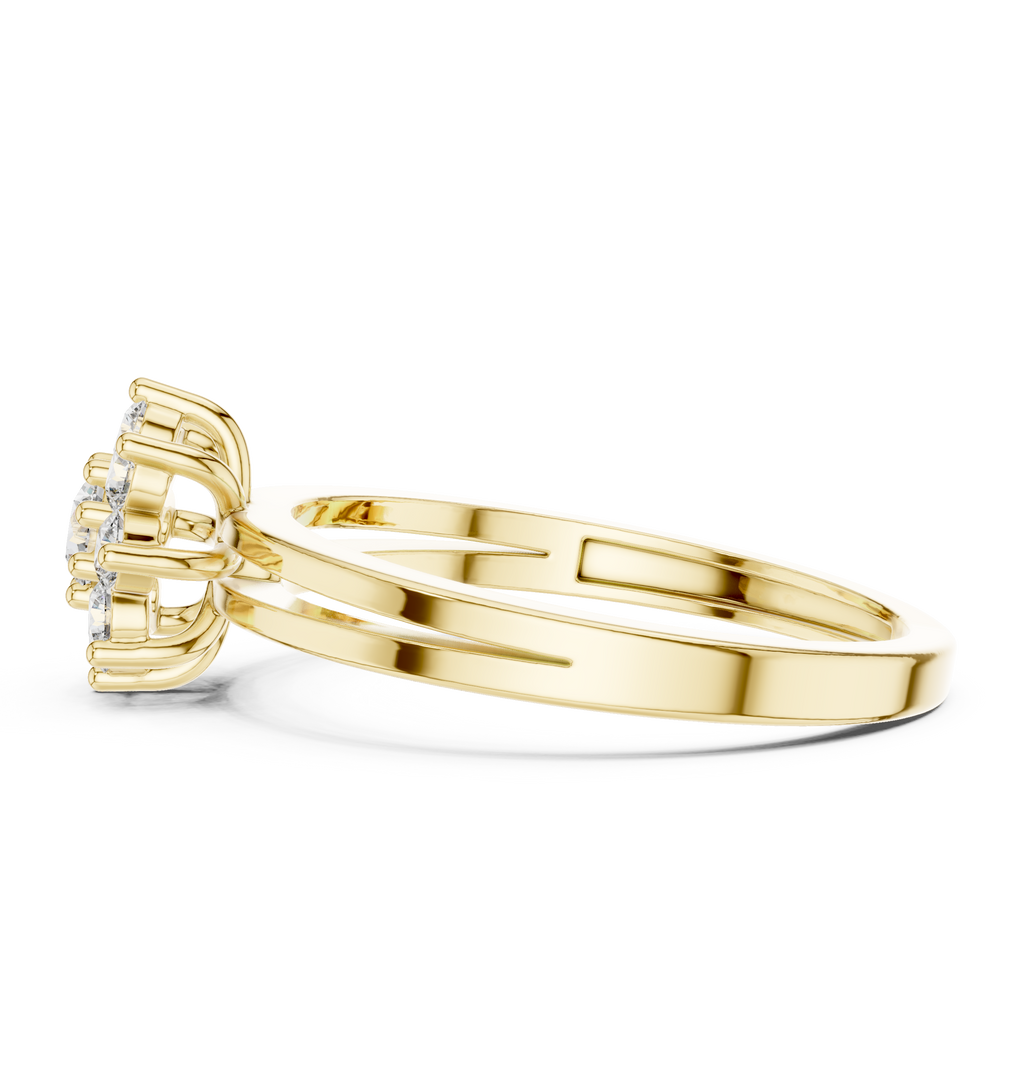Deborah Round Solitaire Ring