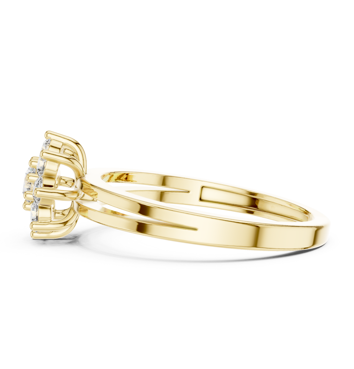 Deborah Round Solitaire Ring