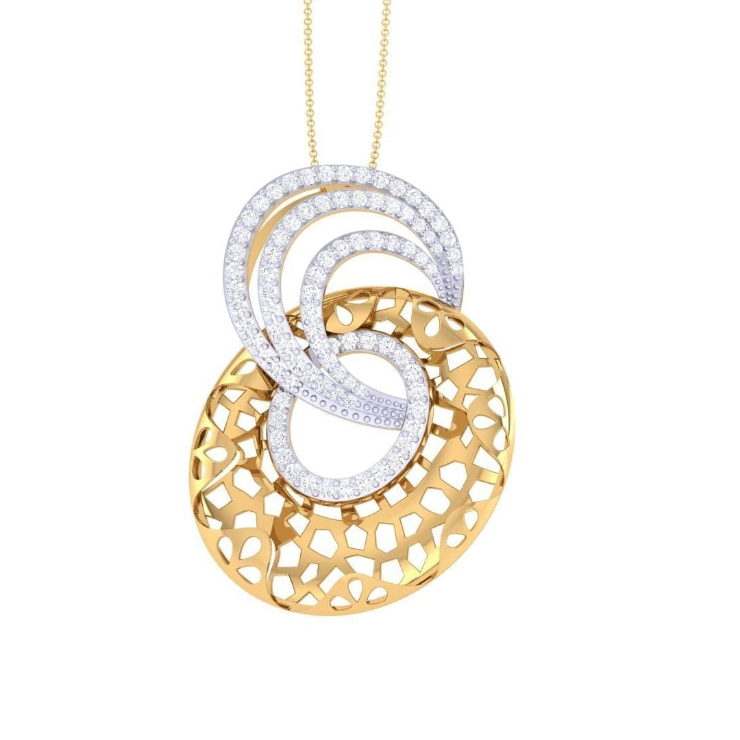 Paisley Diamond Pendant