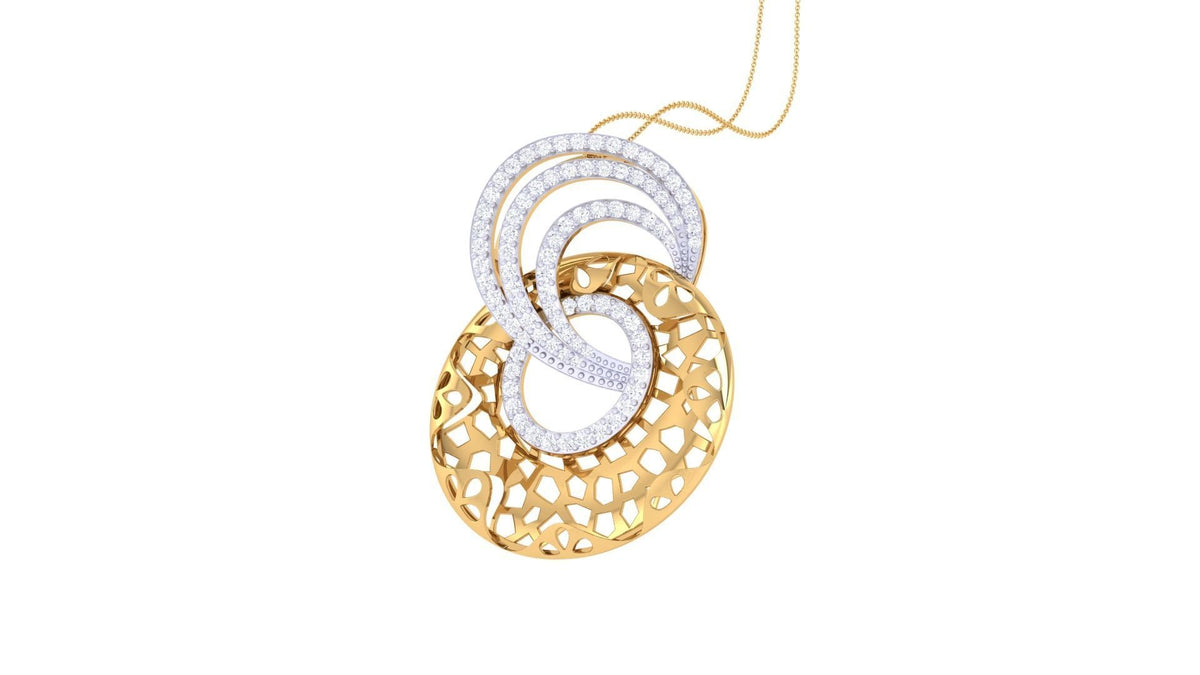 Paisley Diamond Pendant