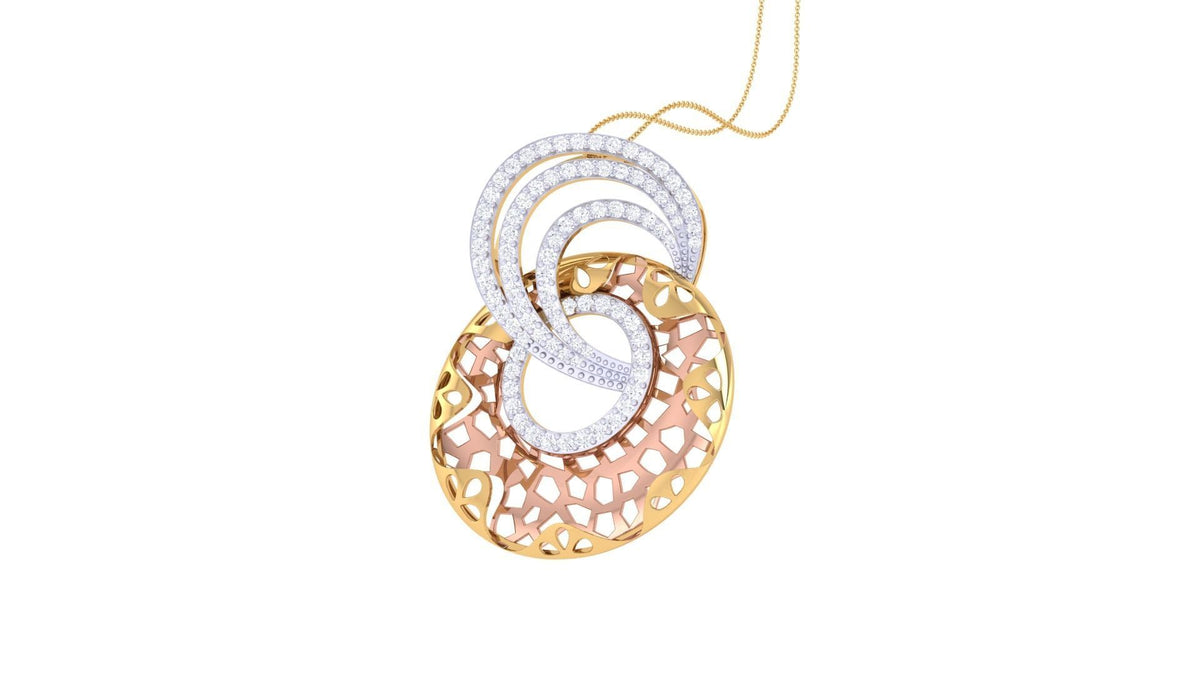 Paisley Diamond Pendant