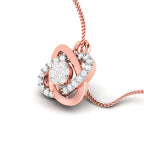 Ruby Diamond Pendant Set
