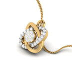 Ruby Diamond Pendant Set