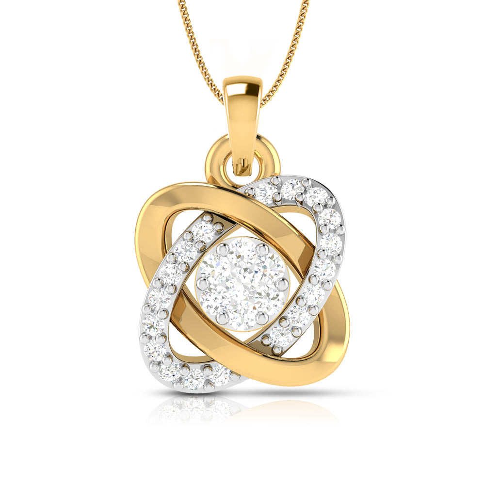 Ruby Diamond Pendant Set
