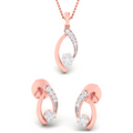 Serenity Diamond Pendant Set