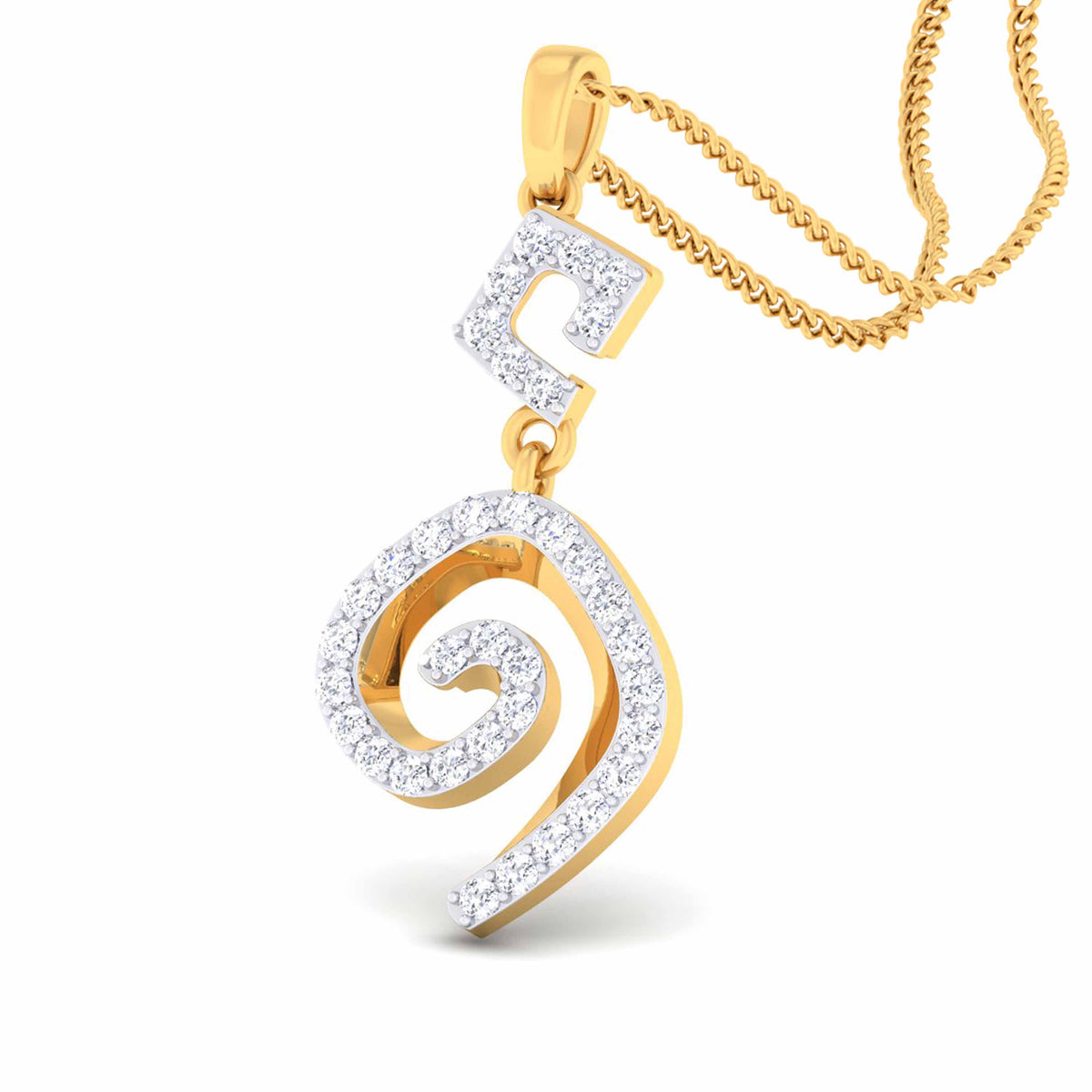 Kaia Diamond Pendant Set