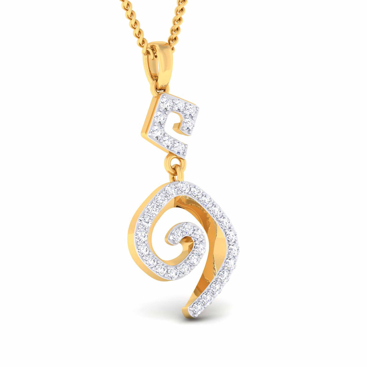 Kaia Diamond Pendant Set