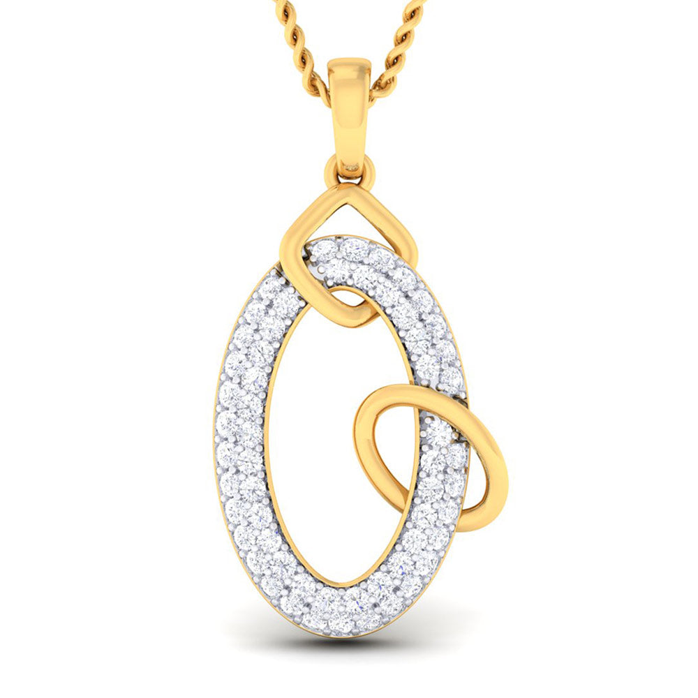 Iris Diamond Pendant Set