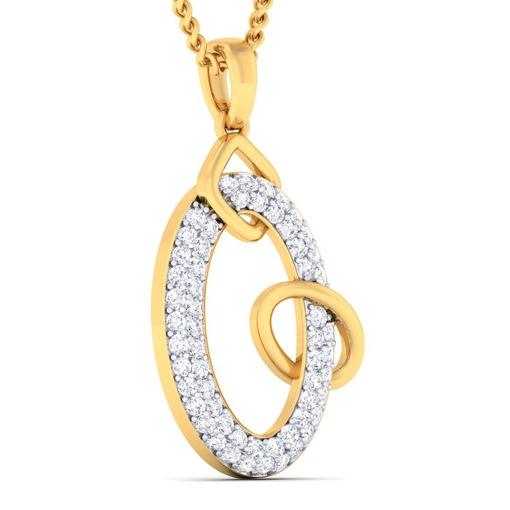 Iris Diamond Pendant Set