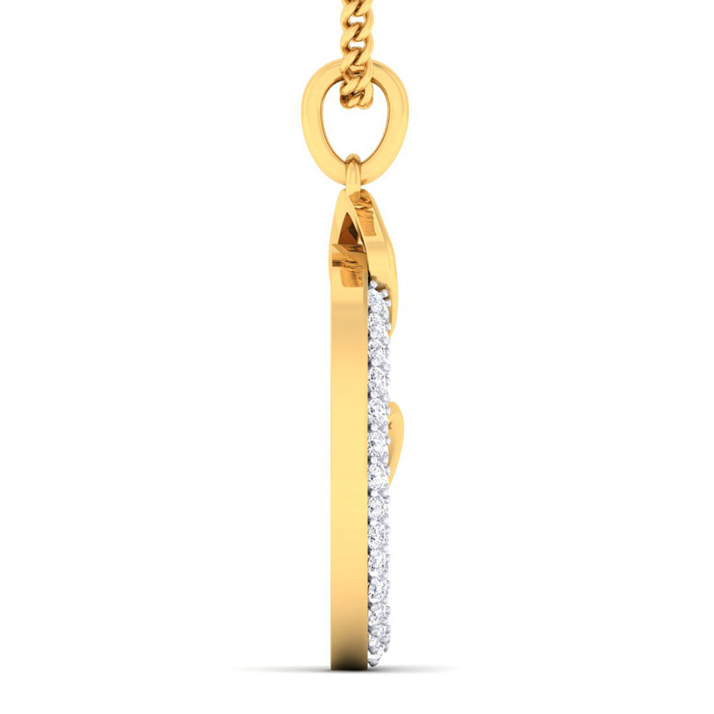 Iris Diamond Pendant Set