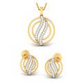Airis Diamond Pendant Set