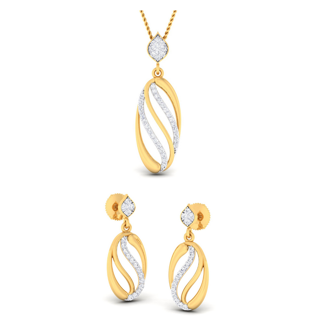 Inara Diamond Pendant Set