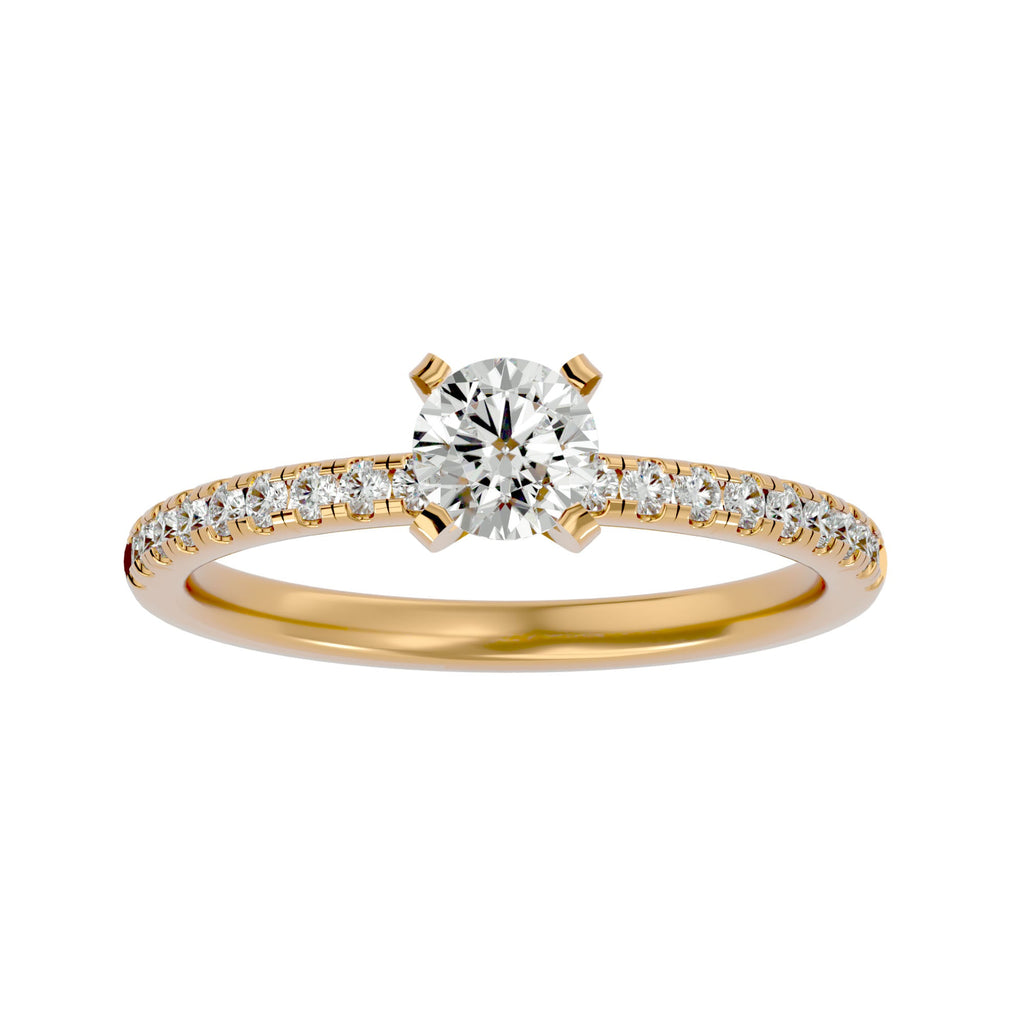 Guadalupe Round Solitaire Ring