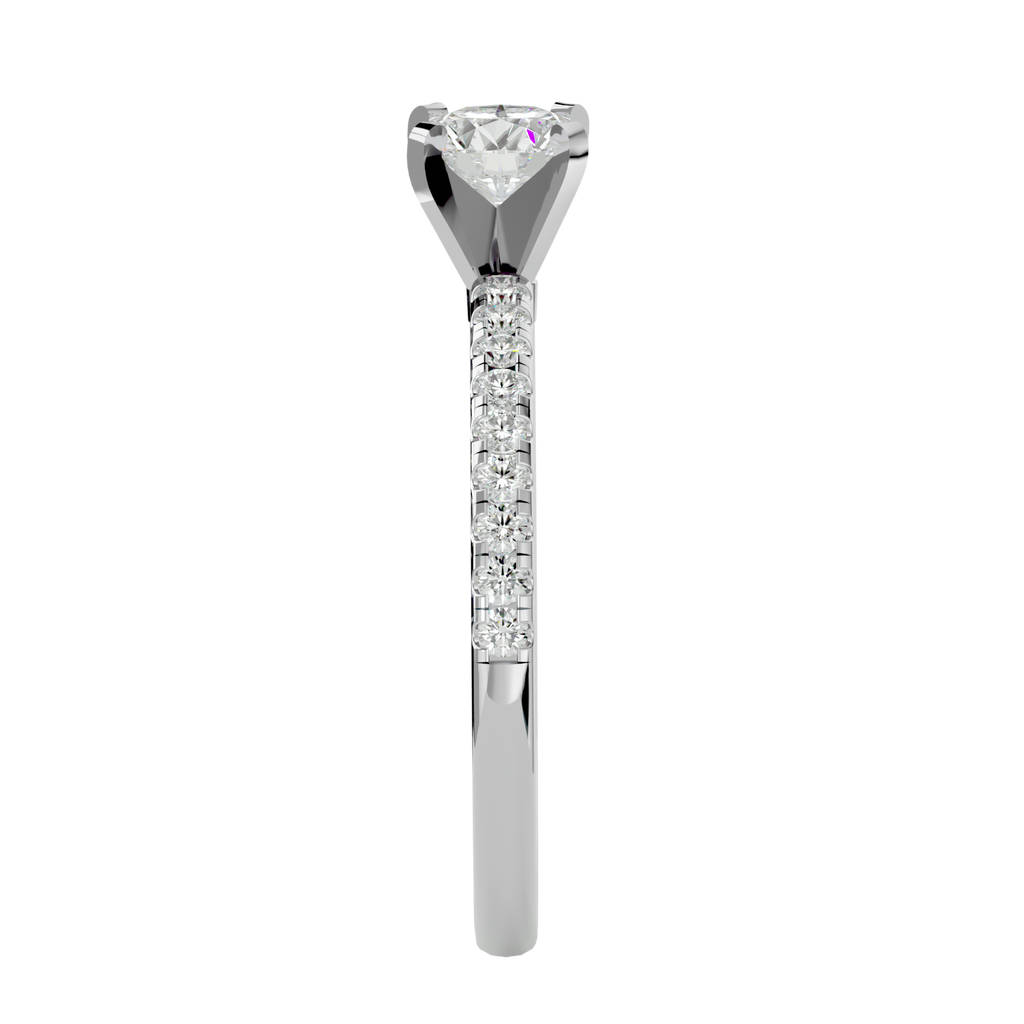 Guadalupe Round Solitaire Ring