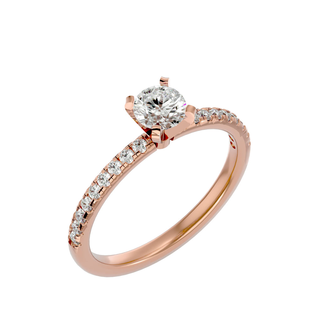 Guadalupe Round Solitaire Ring