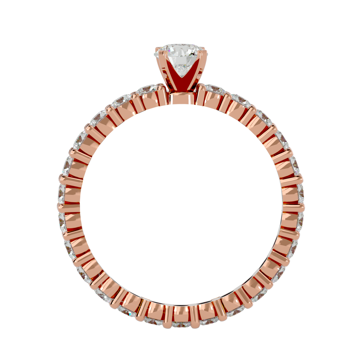 Alisha Round Solitaire Ring