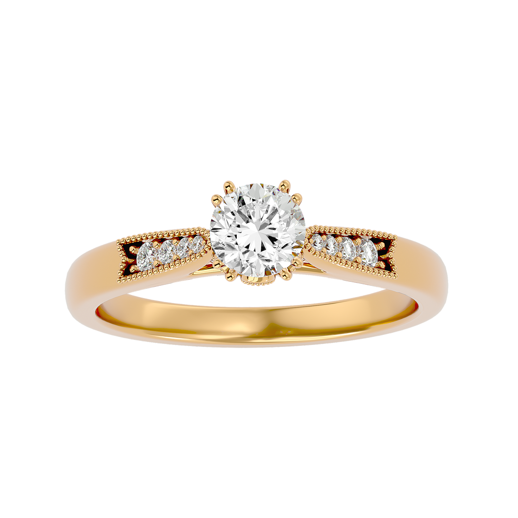 Scout Round Solitaire Ring