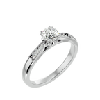 Scout Round Solitaire Ring
