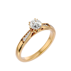 Scout Round Solitaire Ring