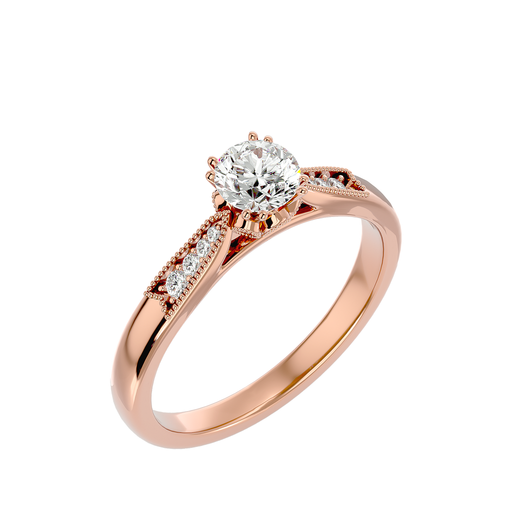 Scout Round Solitaire Ring