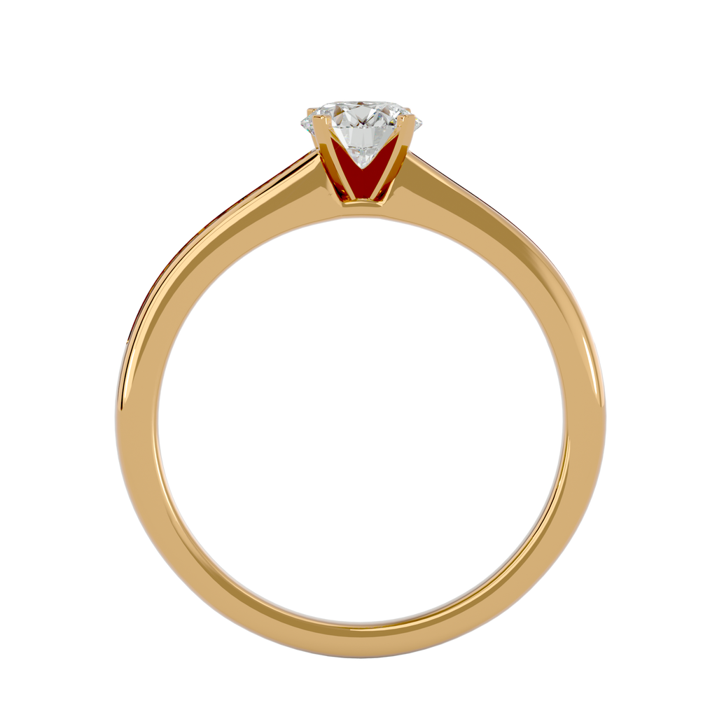 Clarissa Round Solitaire Ring
