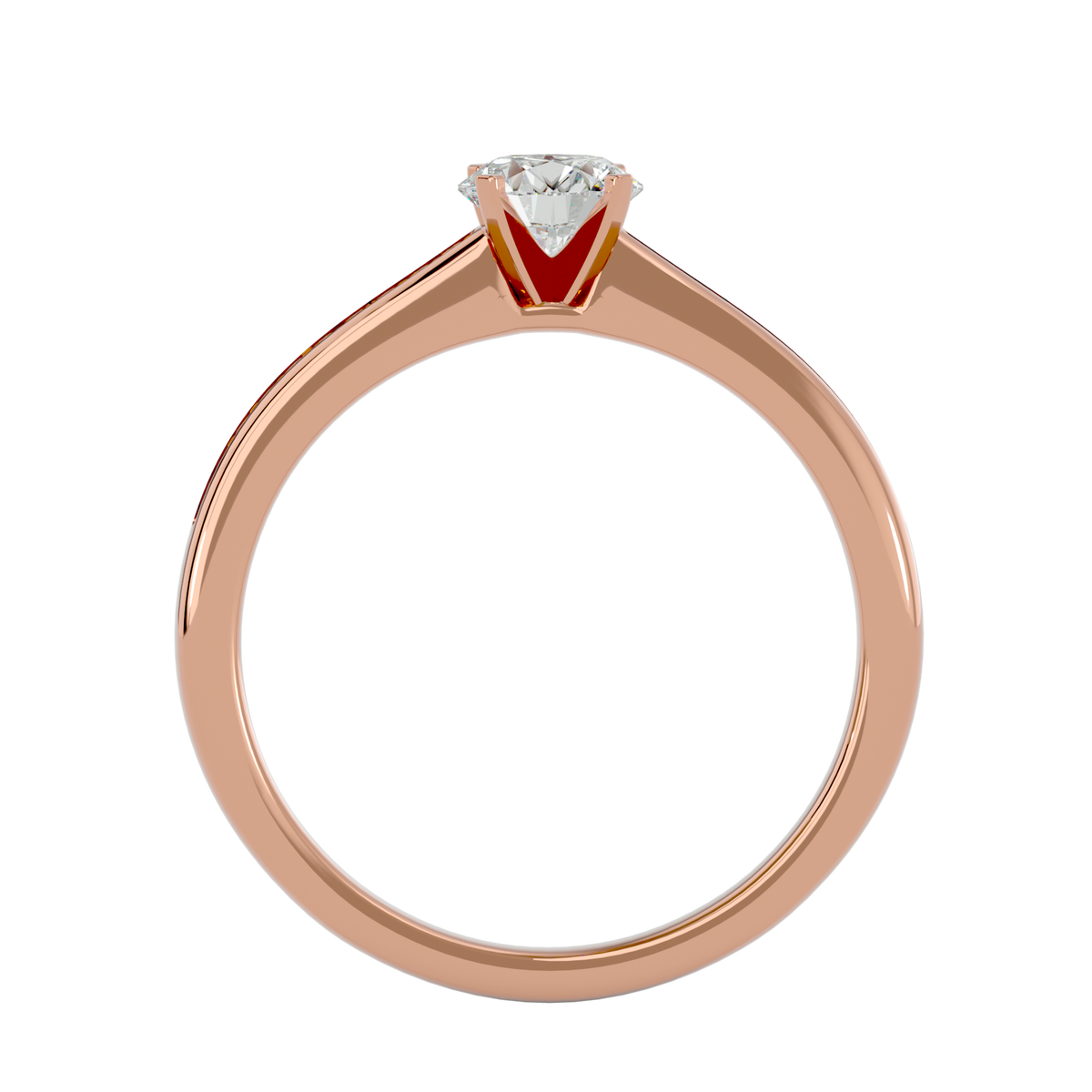 Clarissa Round Solitaire Ring