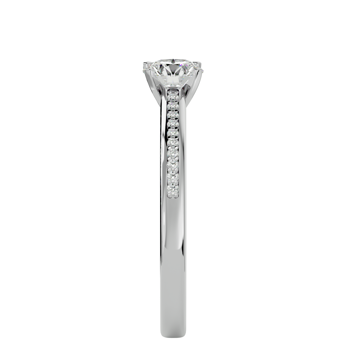 Clarissa Round Solitaire Ring