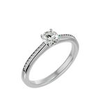 Clarissa Round Solitaire Ring