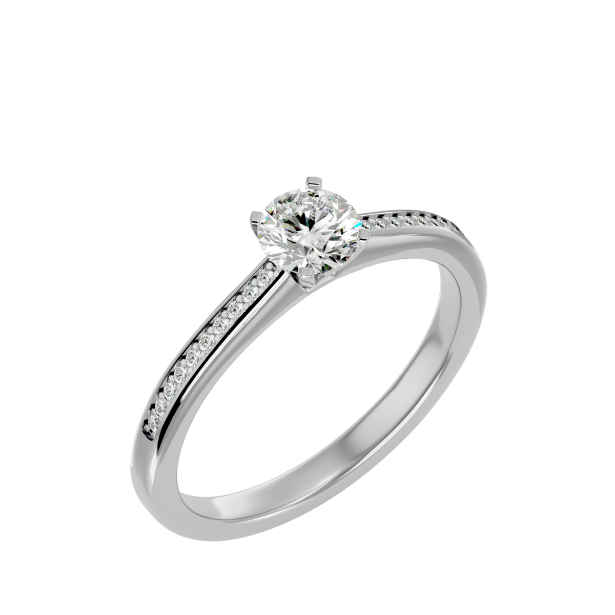 Clarissa Round Solitaire Ring