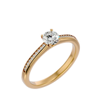 Clarissa Round Solitaire Ring