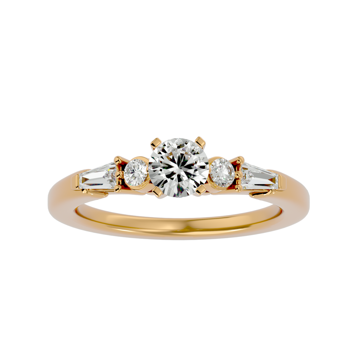 Austyn Round Solitaire Ring