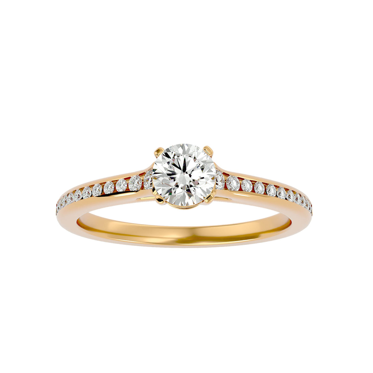 Aylin Round Solitaire Ring