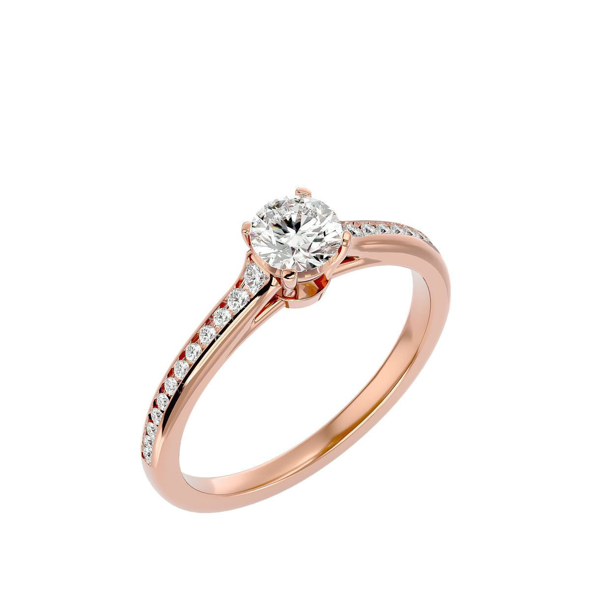 Aylin Round Solitaire Ring