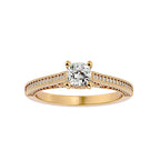 Emely Cushion Solitaire Ring