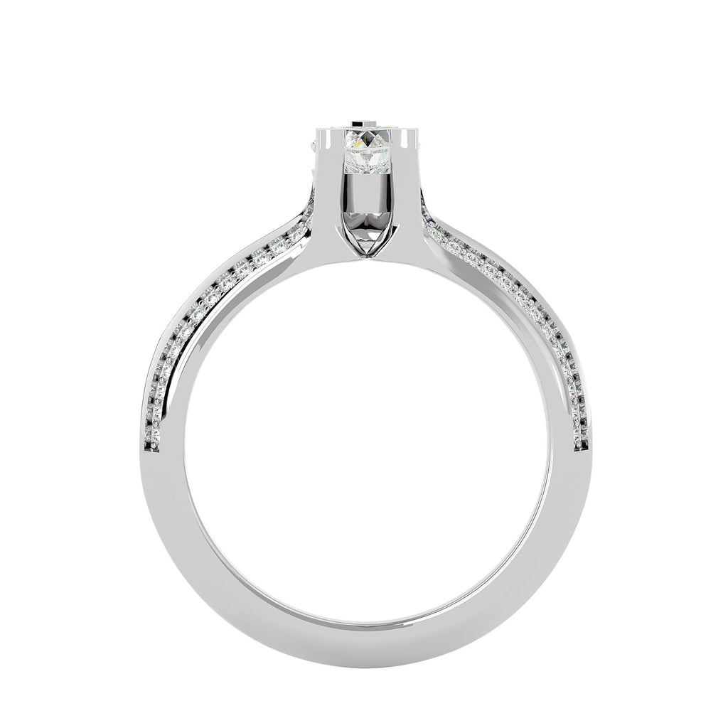 Liana Heart Solitaire Ring