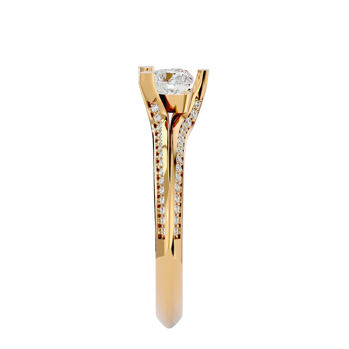 Liana Heart Solitaire Ring