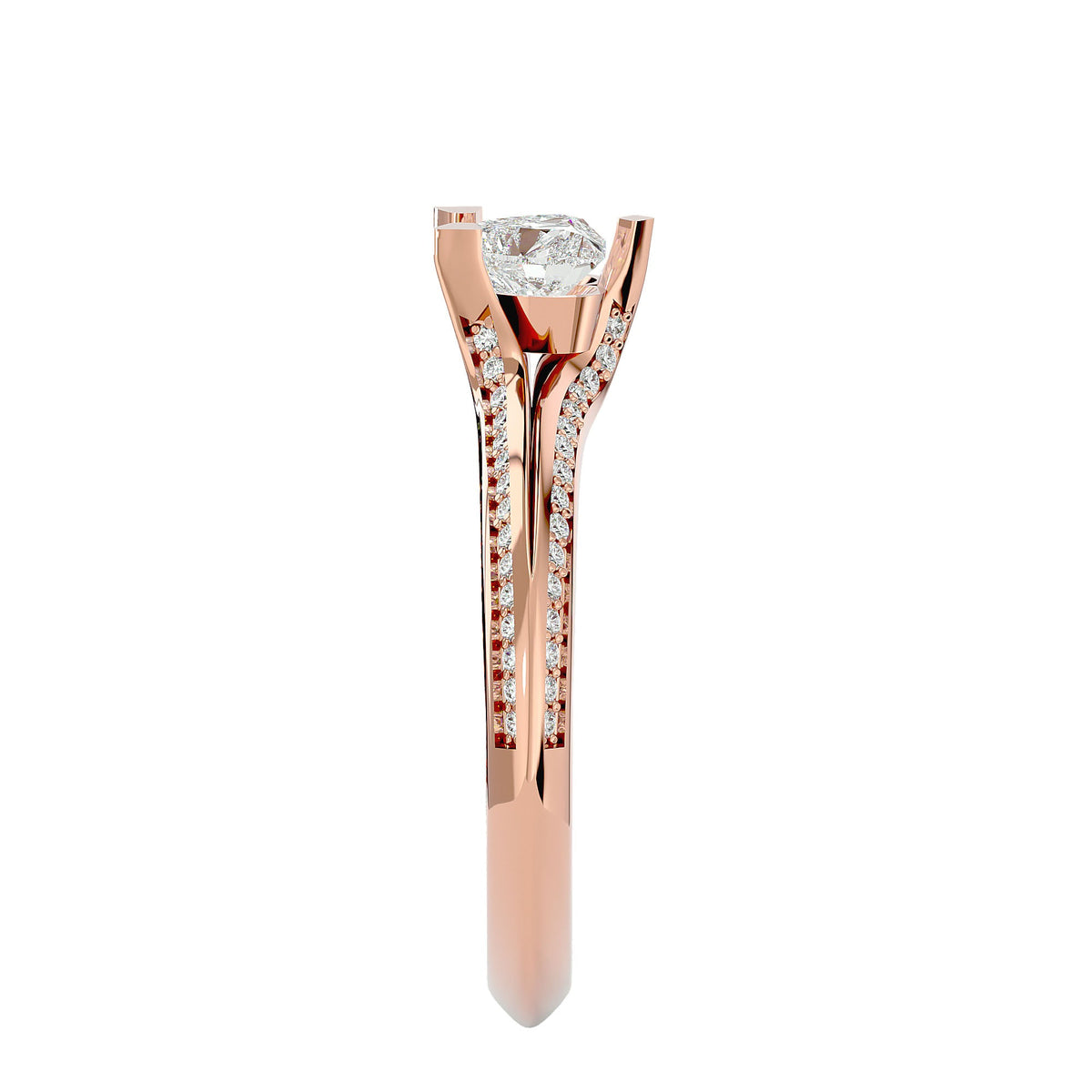 Liana Heart Solitaire Ring
