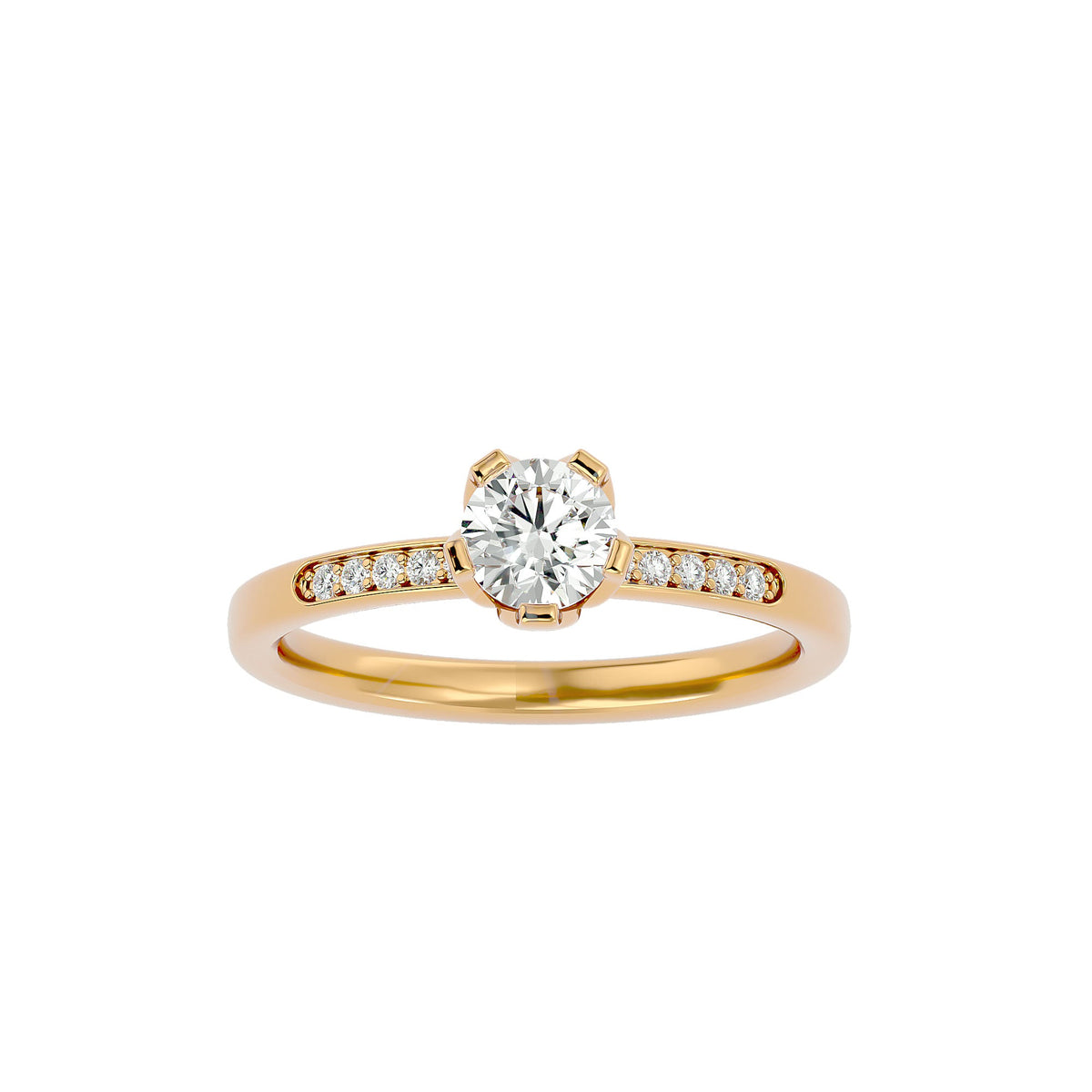 Oaklyn Round Solitaire Ring