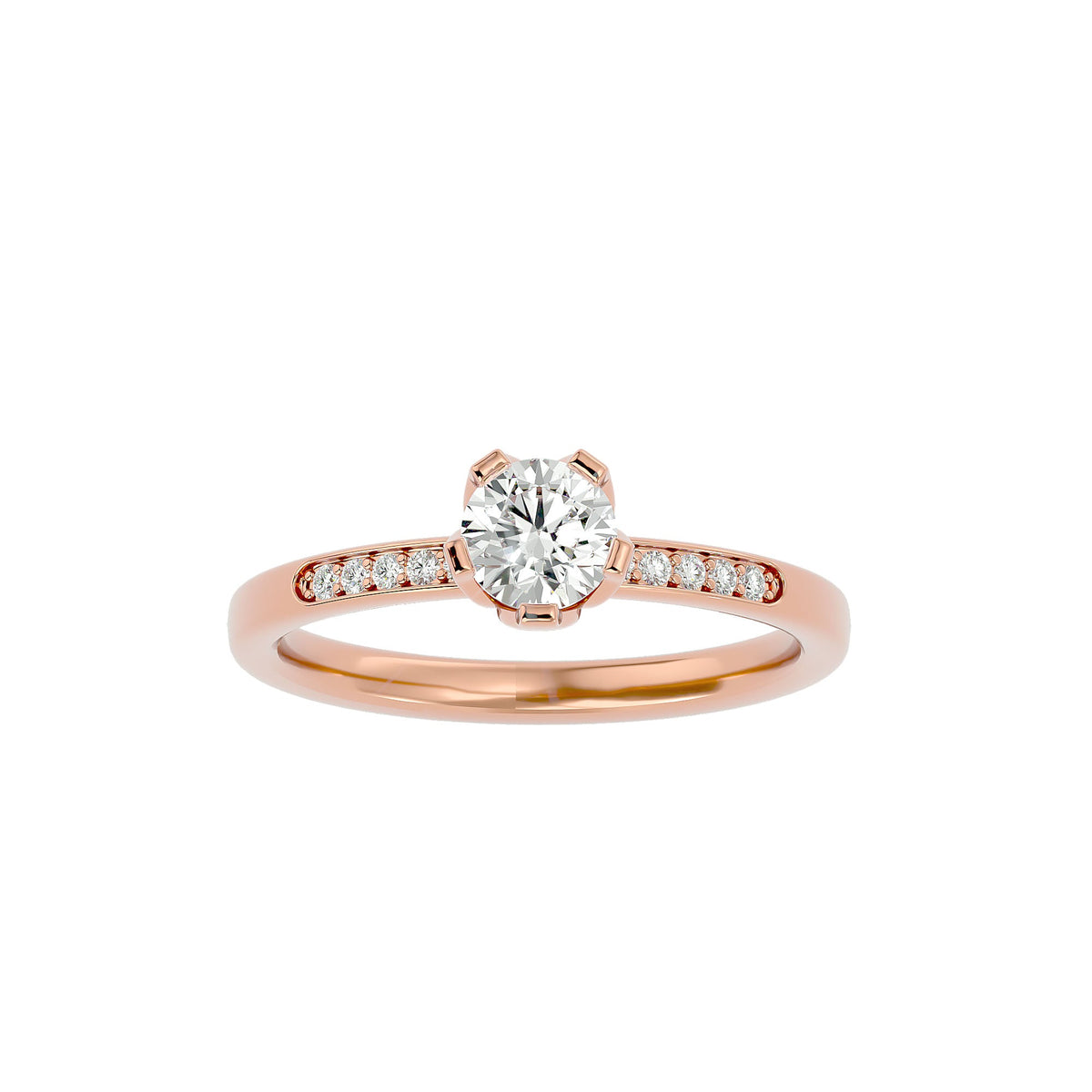 Oaklyn Round Solitaire Ring