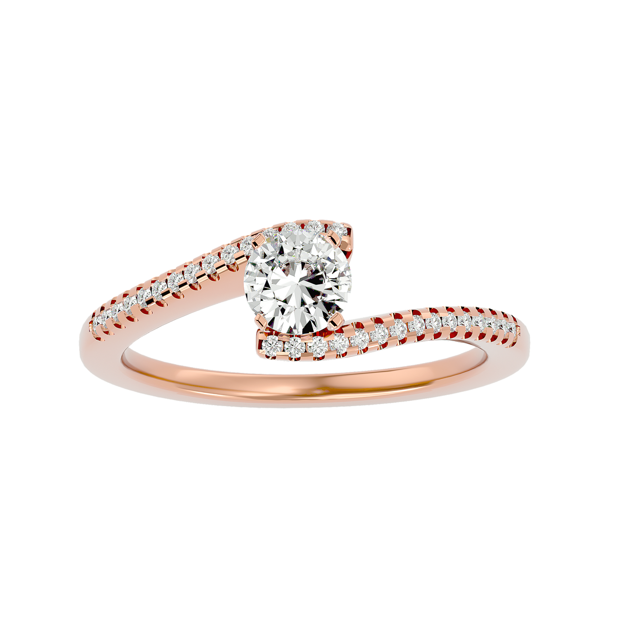 Dayana Round Solitaire Ring
