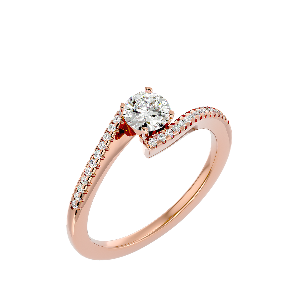 Dayana Round Solitaire Ring